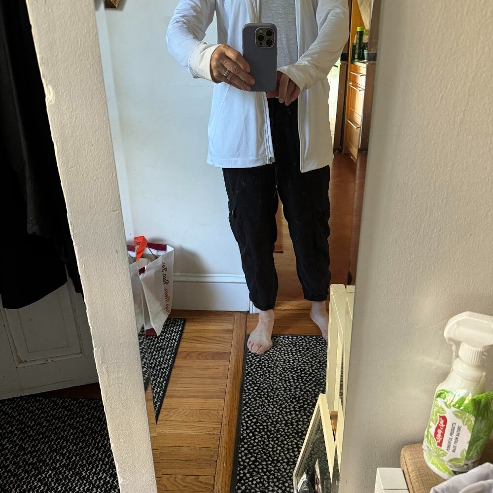 Athleta zip up swim  shirt XL